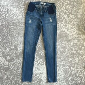 DL1961 Emma Maternity Skinny Jeans Distressed